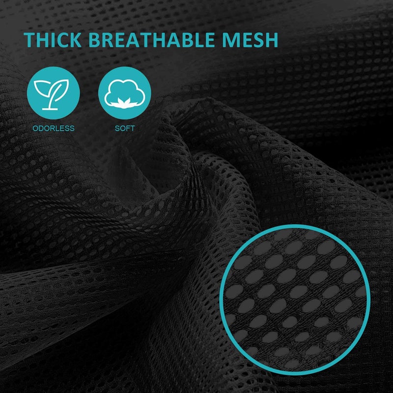 Dalykate Mesh Laundry Bags, 24" x 36", Heavy Duty with Reinforced Handles, Foldable & Portable, Drawstring Closure, 3-Pack Mixed Colors - Image 5